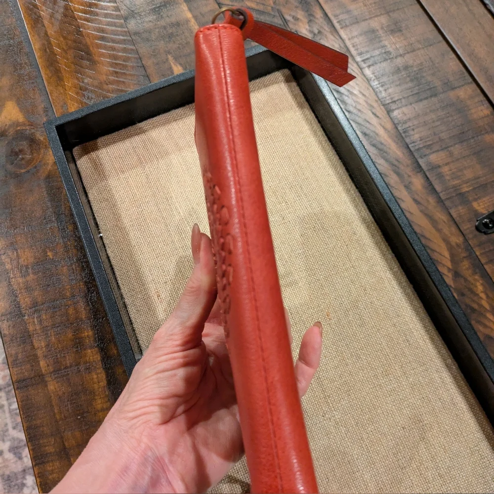 NWOT Lodis Red Leather RFID Wallet/wristlet - Picture 6 of 8